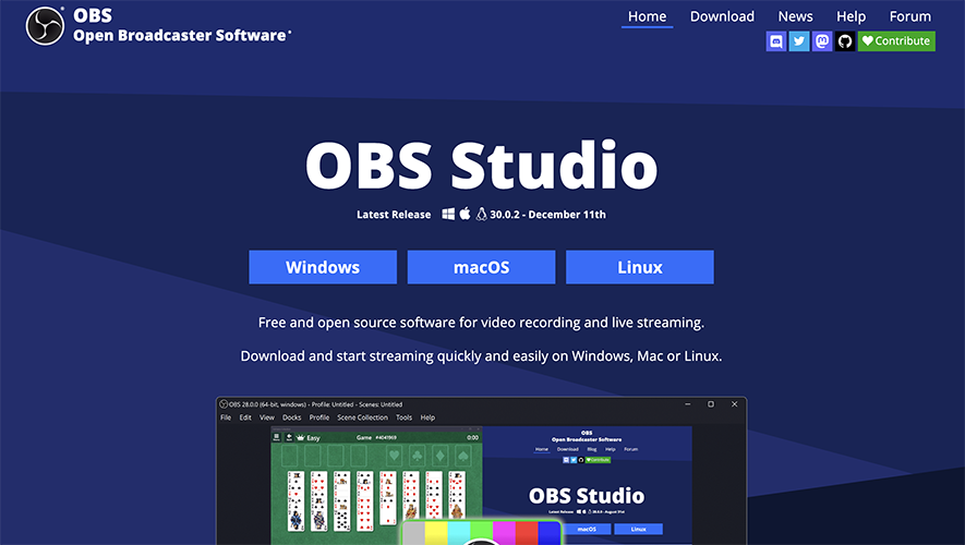 OBS: Open Broadcaster Software