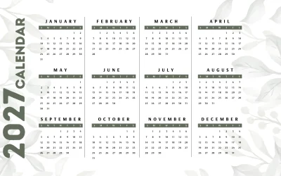 2027 Calendar Marketing Guide – The Printery